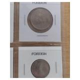 Foreign coins and Westward Journey Nickel series