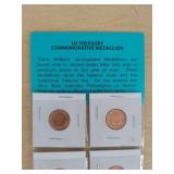 First Day Issue Stamp, Baseball Cards and US Treasury Commemorative Medallions