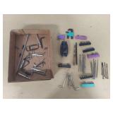 Bits, Allen wrenches, and precision screwdrivers