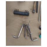 Bits, Allen wrenches, and precision screwdrivers