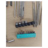 Bits, Allen wrenches, and precision screwdrivers