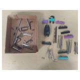 Bits, Allen wrenches, and precision screwdrivers