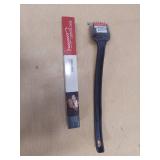 Grill Mat and 17 in stainless grill brush