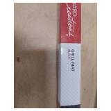 Grill Mat and 17 in stainless grill brush