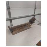 Bench Vise Mounted on Rail