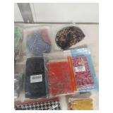 Bulk Lot of Mixed Pattern Travel Zippered Pouches and Cosmetic Bags