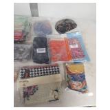 Bulk Lot of Mixed Pattern Travel Zippered Pouches and Cosmetic Bags