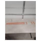 48-inch Orange Driveway Marker Stakes - Set of 4