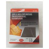 Professional Multipurpose Sandpaper Set - 25 Pieces