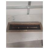 Native American Style Decorated Arrow in Display Case