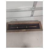 Native American Style Decorated Arrow in Display Case