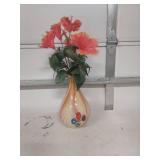 Hand-Blown Art Glass Vase