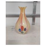 Hand-Blown Art Glass Vase