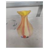 Hand-Blown Art Glass Vase