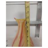 Hand-Blown Art Glass Vase