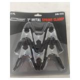 Tool Shop 1-inch Metal Spring Clamps Set of 6