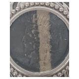 Western Style Belt Buckle with 1922 Silver Peace Dollar Coin