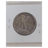 1941 Walking Liberty Silver Half Dollar - Colorized