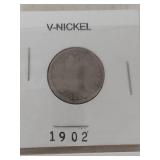 Liberty V Nickel Collection 1901-1909