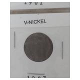 Liberty V Nickel Collection 1901-1909