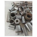 1/2" and 3/8" drive assorted sockets
