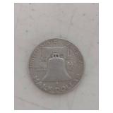 1957 Franklin Silver Half Dollar