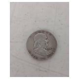 1957 Franklin Silver Half Dollar
