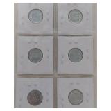Card of 6 Steel War Penny Collection