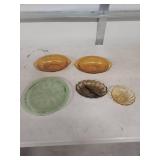 Decorative Glass Plate and Bowl Collection