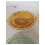 Decorative Glass Plate and Bowl Collection