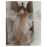 Decorative Porcelain Doll Collection - Set of 3