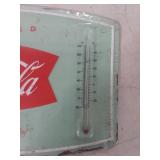 Coca-Cola Fishtail Thermometer Sign