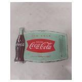 Coca-Cola Fishtail Thermometer Sign