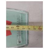 Coca-Cola Fishtail Thermometer Sign