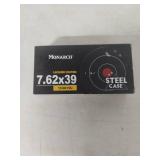 Monarch 7.62x39 Steel Case Ammunition - 20 Rounds
