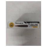 Monarch 7.62x39 Steel Case Ammunition - 20 Rounds