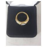 Ring with Ornate Design in Box