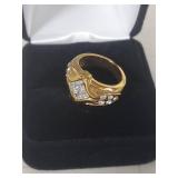 Ring with Ornate Design in Box