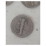 (6) Mercury Silver Dime Collection