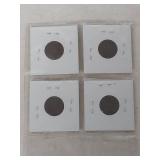 (4) 1900s Indian Head Penny Collection 1902-1907