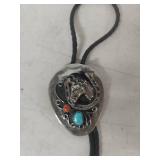Southwestern Horse Design Bolo Tie