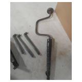 Hex drive speed wrench with sockets