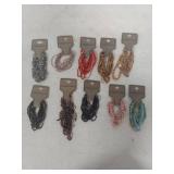 Colonial Crafts Multi-Strand Glass Bead Bracelet Collection