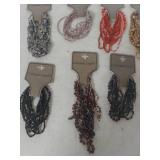 Colonial Crafts Multi-Strand Glass Bead Bracelet Collection