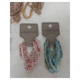 Colonial Crafts Multi-Strand Glass Bead Bracelet Collection