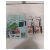 Kitchen Set - Copper Knives and Flexible Chopping Mats