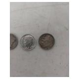 (5) Silver Dime Collection - Mercury and Roosevelt