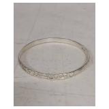 Sterling Silver Textured Band bracelet