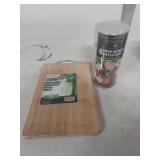 Kitchen Essentials Bundle - Bamboo Cutting Board and Prep Bowls Set