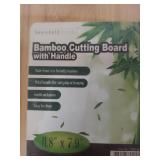 Kitchen Essentials Bundle - Bamboo Cutting Board and Prep Bowls Set